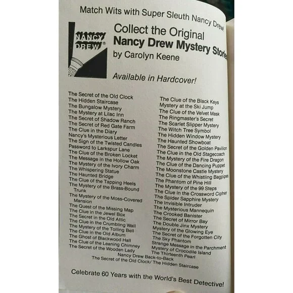 Lot of 5 Nancy Drew Mystery Stories Hardcover Books #6-10 By Carolyn Keene - Picture 9 of 11